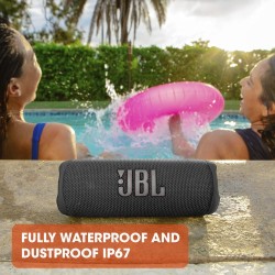 JBL Flip 6 Nešiojama garso kolonėlė, Wireless, Bluetooth, Balta