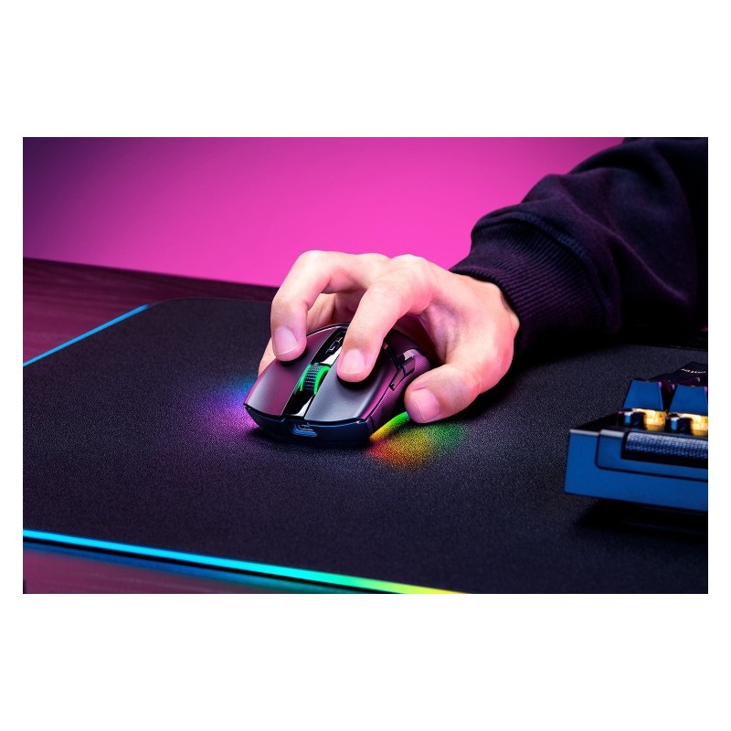 Razer Cobra Pro Žaidimų pelė belaidė, RF Wireless + Bluetooth + USB Type-C, Optical 30000 DPI, Juoda