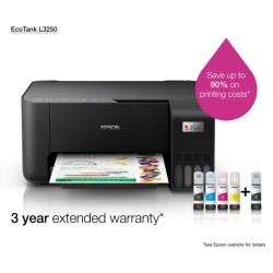 Epson EcoTank L3250 Spausdintuvas rašalinis MFP Spalvotas A4 33ppm Wi-Fi USB (SPEC)