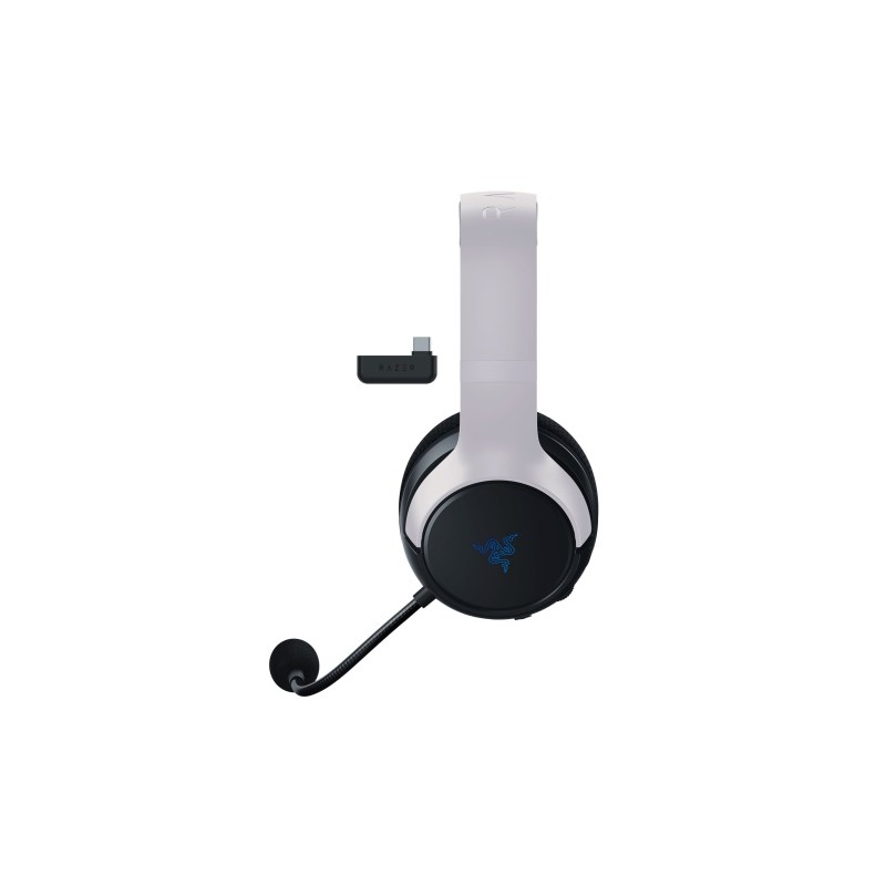 Razer Kaira HyperSpeed Belaidės žaidimų ausinės, Bluetooth, PC Licensed, Juoda/Balta/Mėlyna