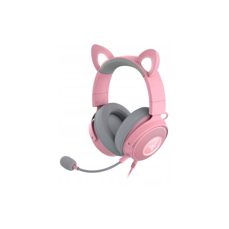 Razer Kraken Kitty V2 Pro Laidinės žaidimų ausinės, USB Type-A, Quartz