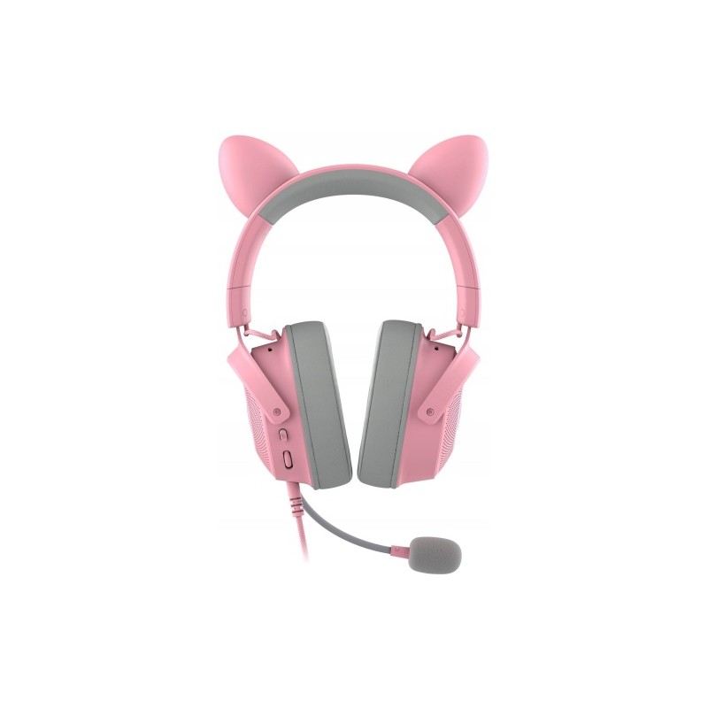 Razer Kraken Kitty V2 Pro Laidinės žaidimų ausinės, USB Type-A, Quartz