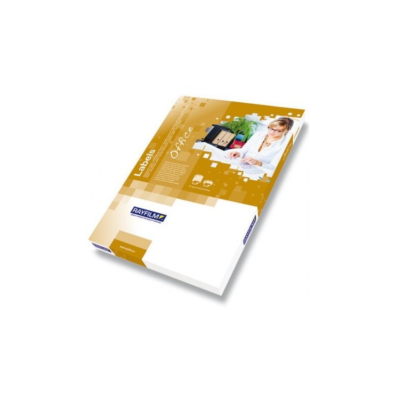 Lipnus popierius lipdukams Rayfilm LASER Paper Self-Adhesive Labels Itin Blizgus Baltas A4 20 lapų