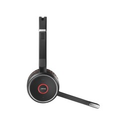 Jabra Evolve 75 SE MS Stereo Belaidės ausinės su mikrofonu, Bluetooth, No Stand