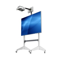 Euromet Opera trolley for interactive whiteboards and projectors up to 135 inches
