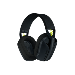 Logitech G435 LIGHTSPEED Belaidės žaidimų ausinės, Black and Neon Yellow