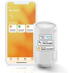 Ecost prekė po grąžinimo [Atnaujinkite] Meross Smart Radiator termostato, suderinamo su HomeKit, WiF