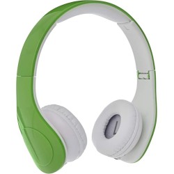Ecost prekė po grąžinimo Amazon Basics vaikiškos ausinės per ausis su ribotu garsumu, žalios ir ausi