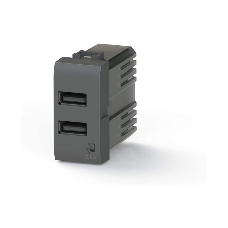 Ecost prekė po grąžinimo 4box, USB 2.4 USB sieninis lizdas 2.4 amp, suderinamas su Bticino Livinlig