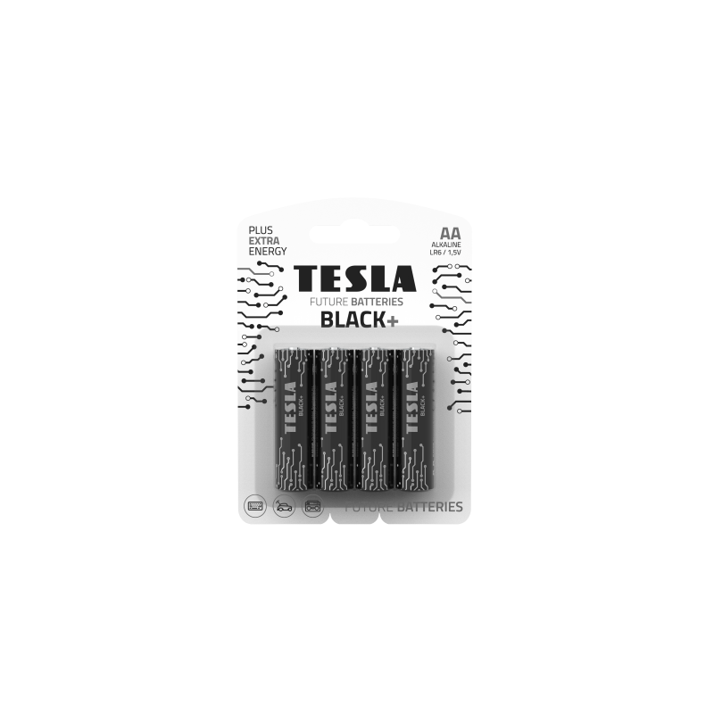 Baterijos Tesla AA Black+ LR06 (4 vnt) (14060420)