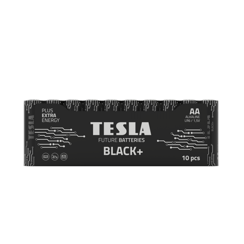 Baterijos Tesla AA Black+ LR06 (10 vnt) (14061010)