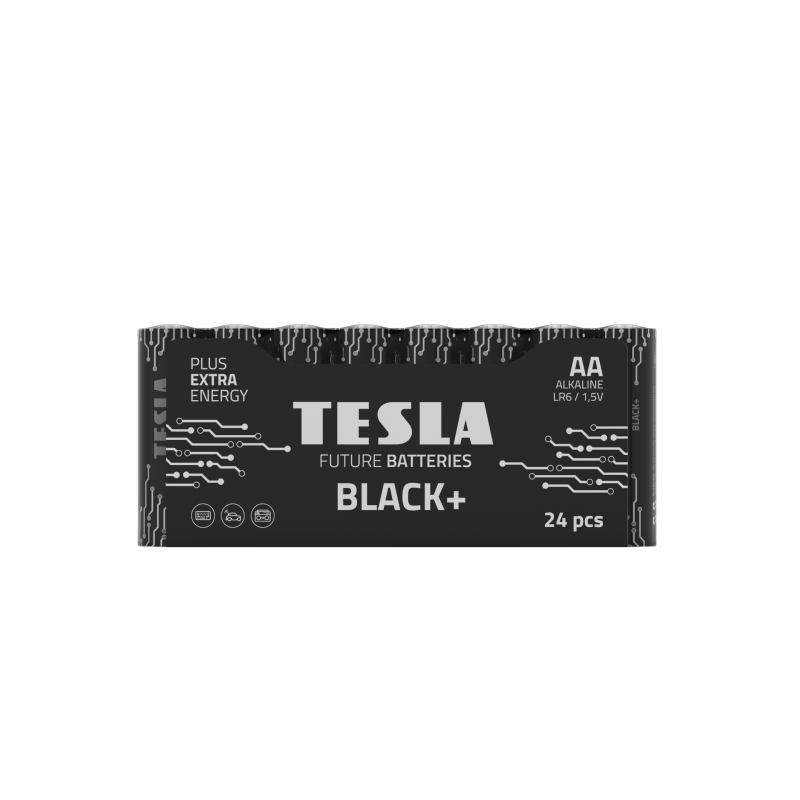 Baterijos Tesla AA Black+ R06 (24 vnt)