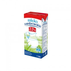 Pienas ZAMBROWSKIE, 3,2%, UAT, 1 l x 12 vnt.