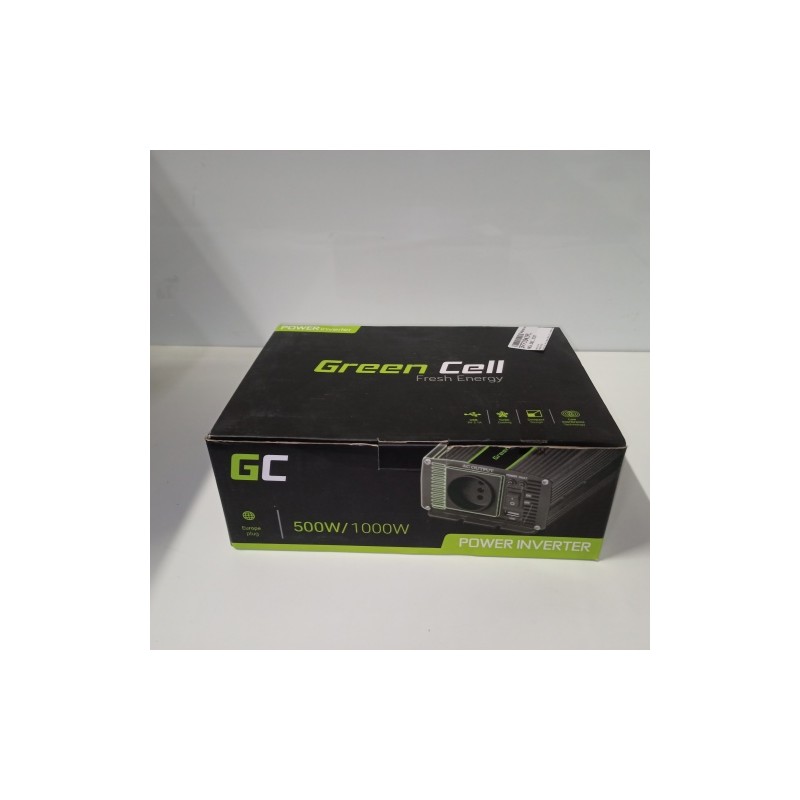 Ecost prekė po grąžinimo Green Cell® 1000 W / 2000 W 12 V iki 230 V Volt Voltavi įtampos keitiklio k
