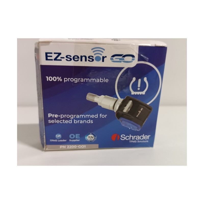 Ecost prekė po grąžinimo Schrader 2200 Clampin Ezsensor® 2 (040 laipsnių kampas) Programuojamas RDK