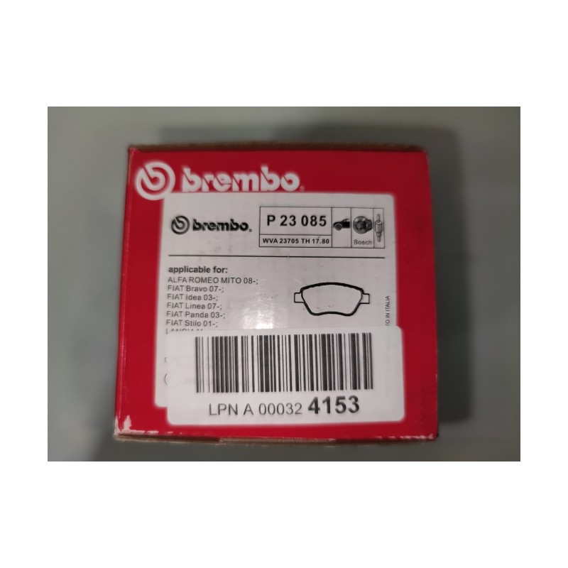 Ecost prekė po grąžinimo Brembo P23085 priekinis disko stabdžių padas, 4 rinkinys