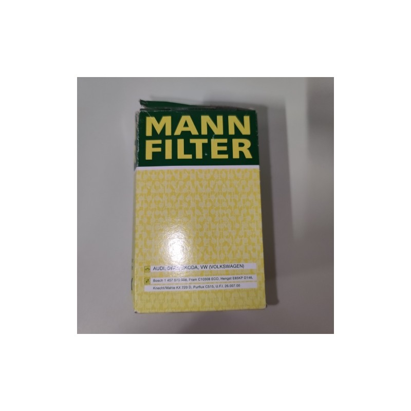 Ecost prekė po grąžinimo Originalus Mannfilter degalų filtras PU 825 x  degalų filtro rinkinys su ta