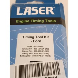 Ecost prekė po grąžinimo Laser 4347 laiko nustatymo įrankių rinkinys 3096 atnaujintas Ford