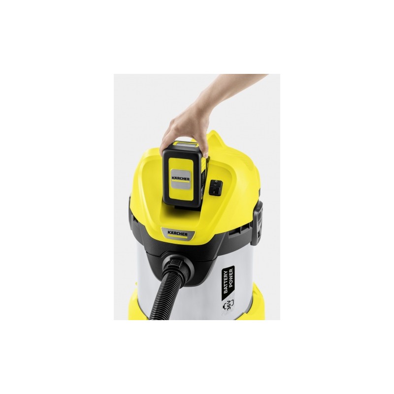 Drėgno ir sauso valymo KARCHER WD 3 (1.629-950.0) Battery Premiuim