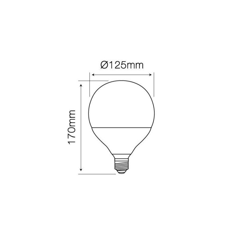 Lemputė LED E27 230V 35W 3500lm neutraliai balta 4000K, LED line