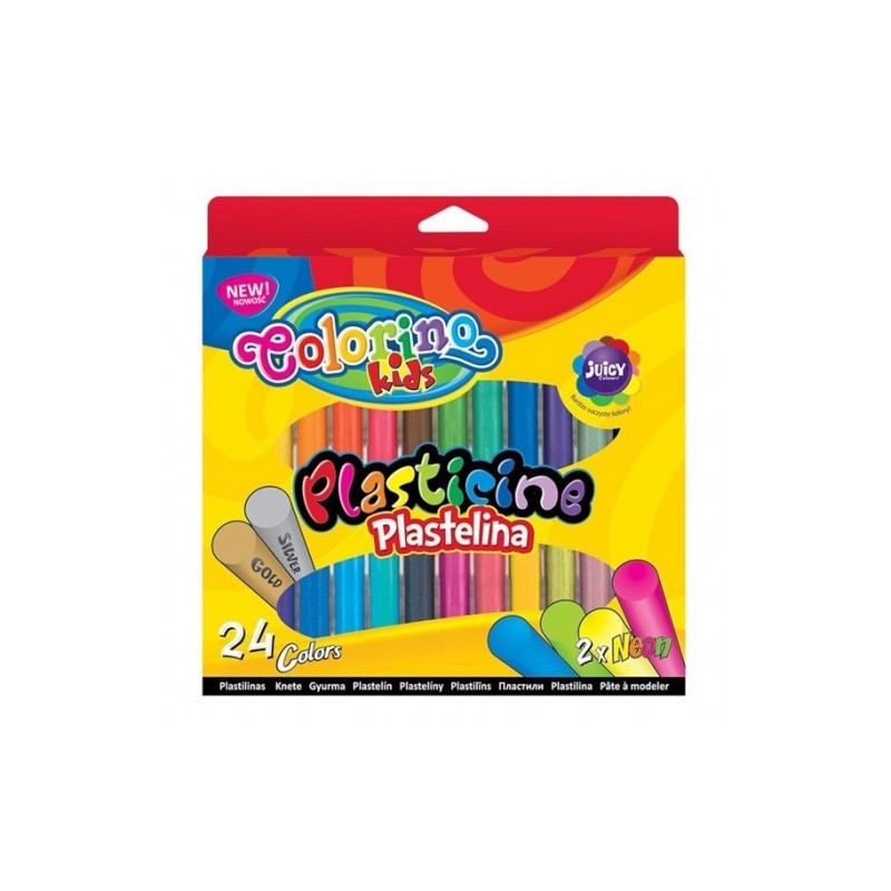 Plastilinas Colorino Kids 24 spalvų