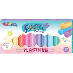 Plastilinas  Colorino Pastel 12 pastelinių spalvų