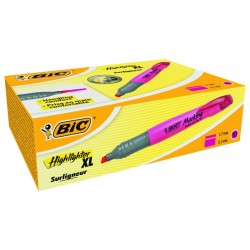 Bic Teksto žymeklis Higlighter XL 2-5 mm, rožinis, pakuotėje 10 vnt. 247130