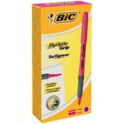 Bic Tekstas žymeklis Highlighter Flex, rožinis, pakuotėje 12 vnt. 494879