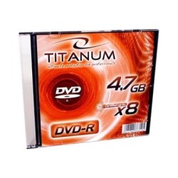 Diskas DVD-R Titanum 4.7GB, 8x, plona dėžutė (1)