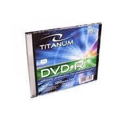 Diskas DVD+R Titanum 4.7GB, 16x, plona dėžutė (1)