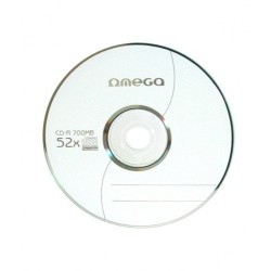 Omega CD-R 700MB, 52x, kompaktinis diskas popieriniame voke, 10 vnt