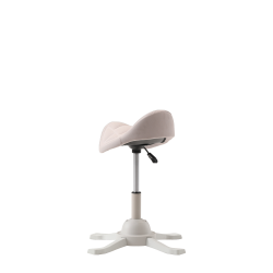 Up Up Toronto ergonominė balansinė kėdė Balta, Dramblio kaulo sp. audinys, ilgesnis dujinis keltuvas