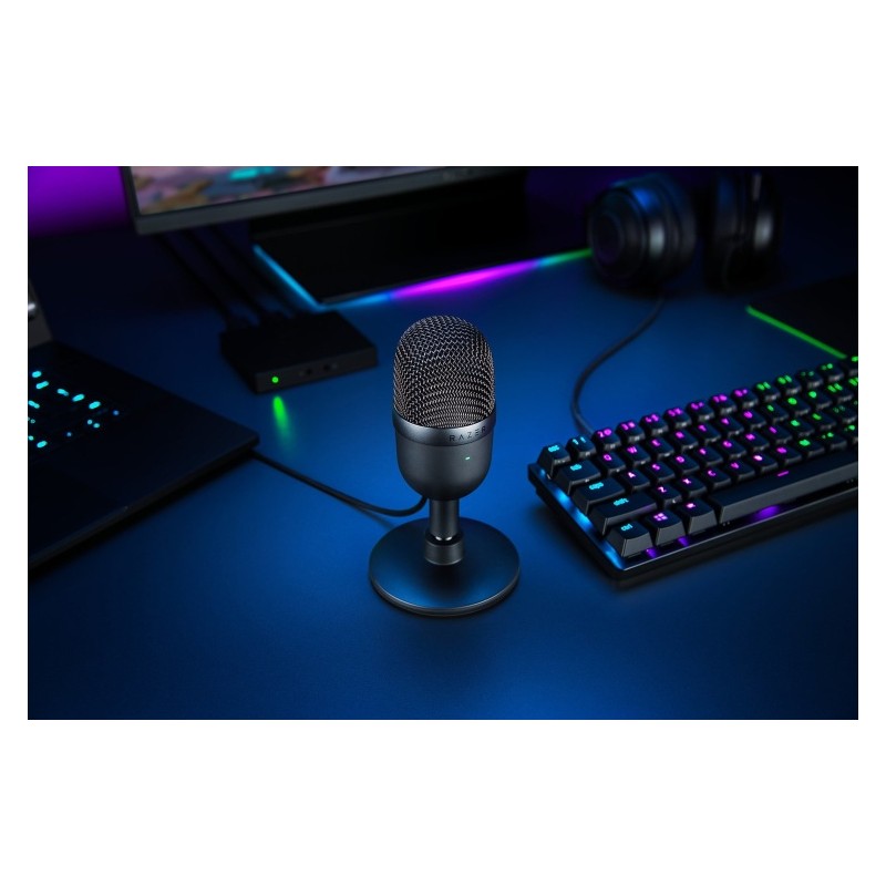 Razer RZ19-03450100-R3M1 Seiren Mini Mikrofonas, Portable Table microphone, Juoda