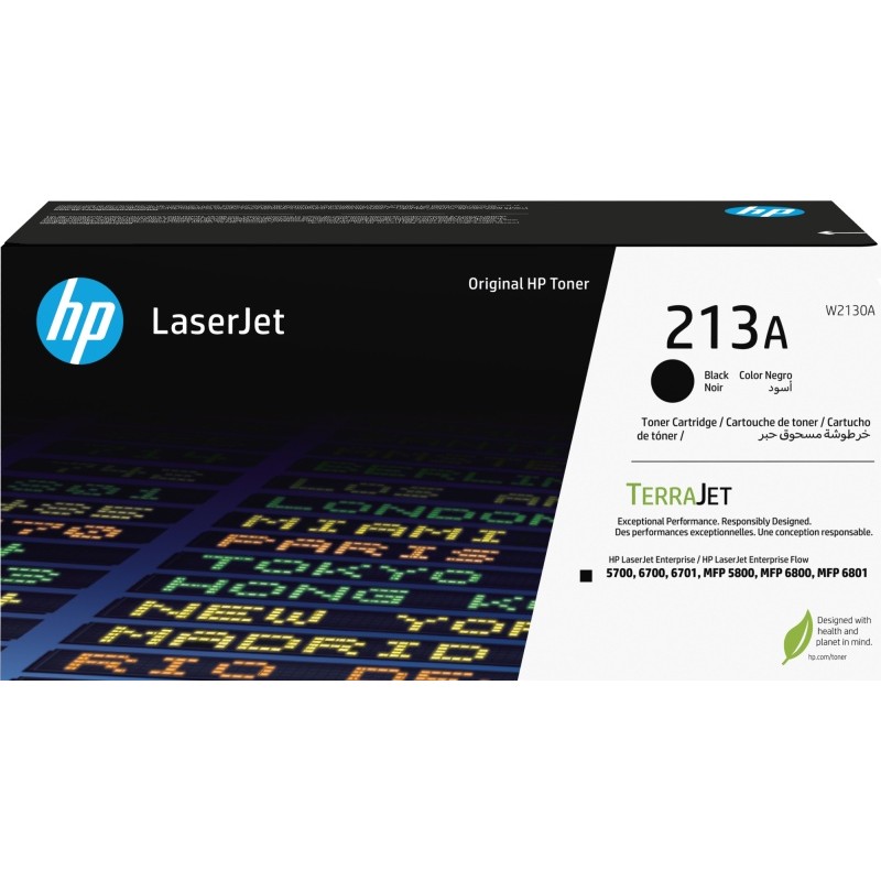 HP 213A (W2130A) Lazerinė kasetė, Juoda