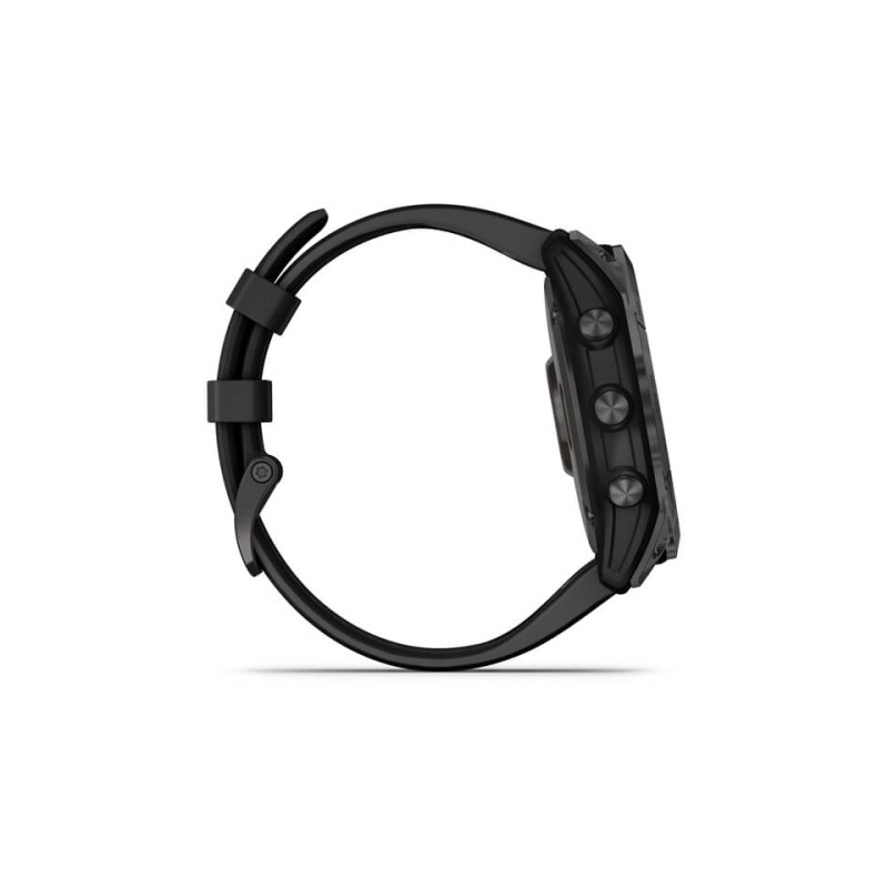 Išmanusis laikrodis Garmin fenix 7X juodo DLC titano, juodas dirželis