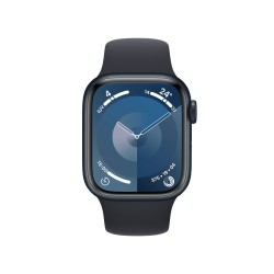 Apple Watch Series 9 Išmanusis laikrodis GPS 41mm Midnight Aluminum Case/Midnight Sport Band M/L