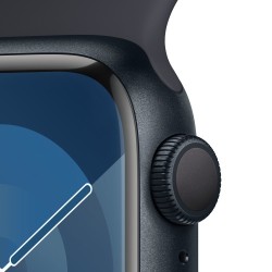 Apple Watch Series 9 Išmanusis laikrodis GPS 41mm Midnight Aluminum Case/Midnight Sport Band M/L