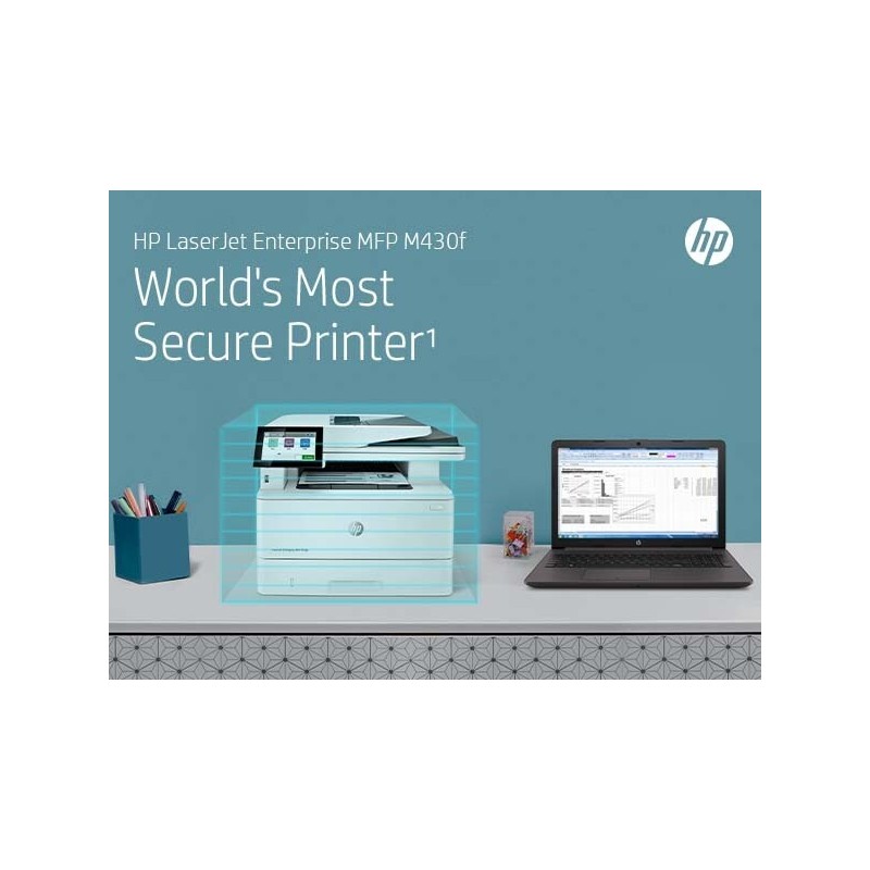 HP LaserJet Enterprise MFP M430f Spausdintuvas lazerinis B/W A4 40 ppm 33.6 Kbps USB Ethernet LAN