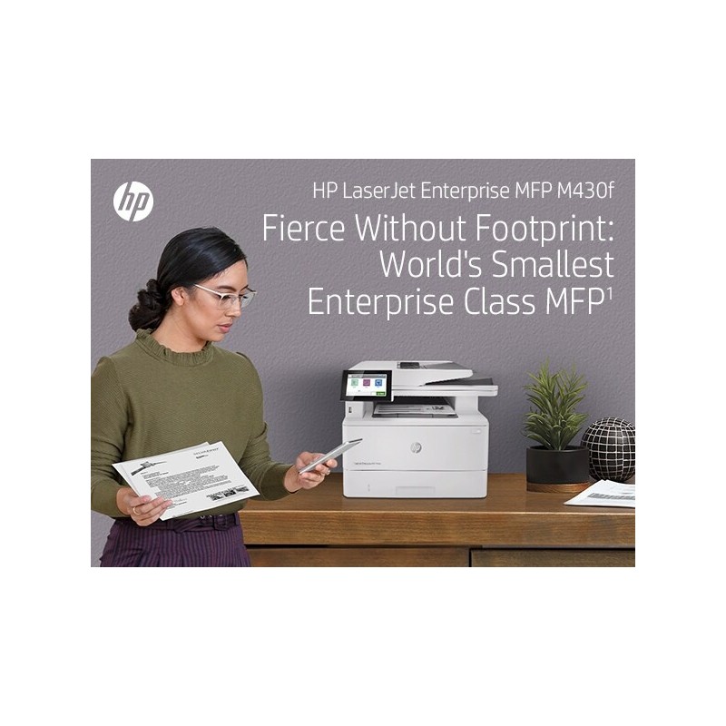 HP LaserJet Enterprise MFP M430f Spausdintuvas lazerinis B/W A4 40 ppm 33.6 Kbps USB Ethernet LAN