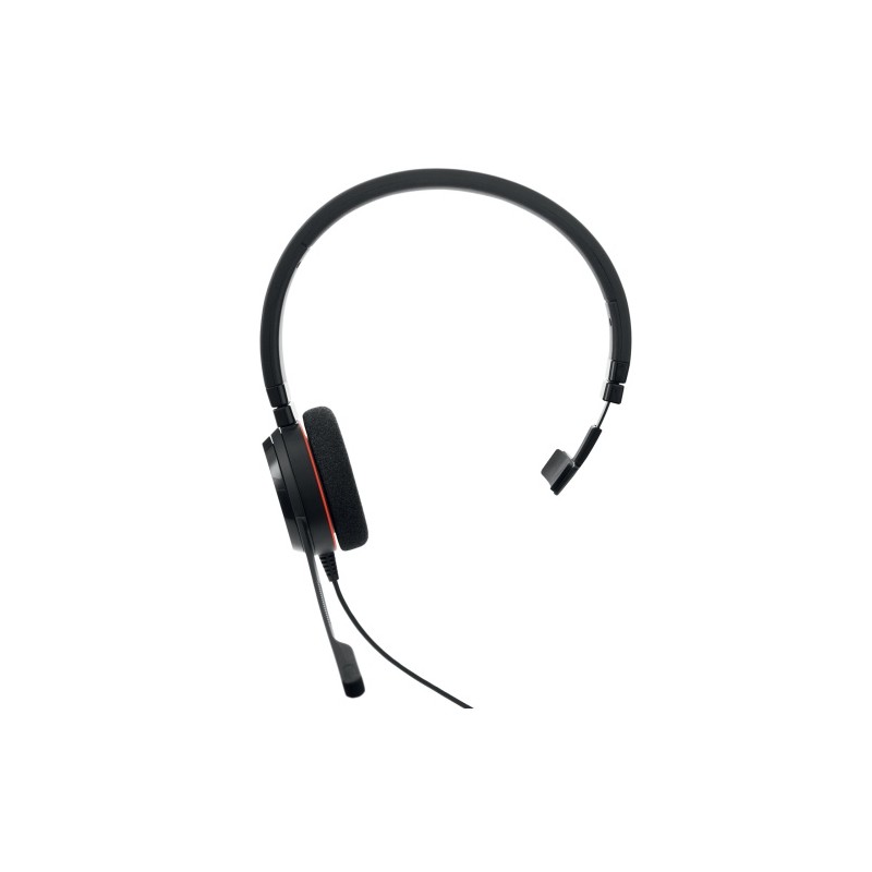 Jabra Evolve 20 MS Mono Laidinės ausinės, USB-A, Juoda