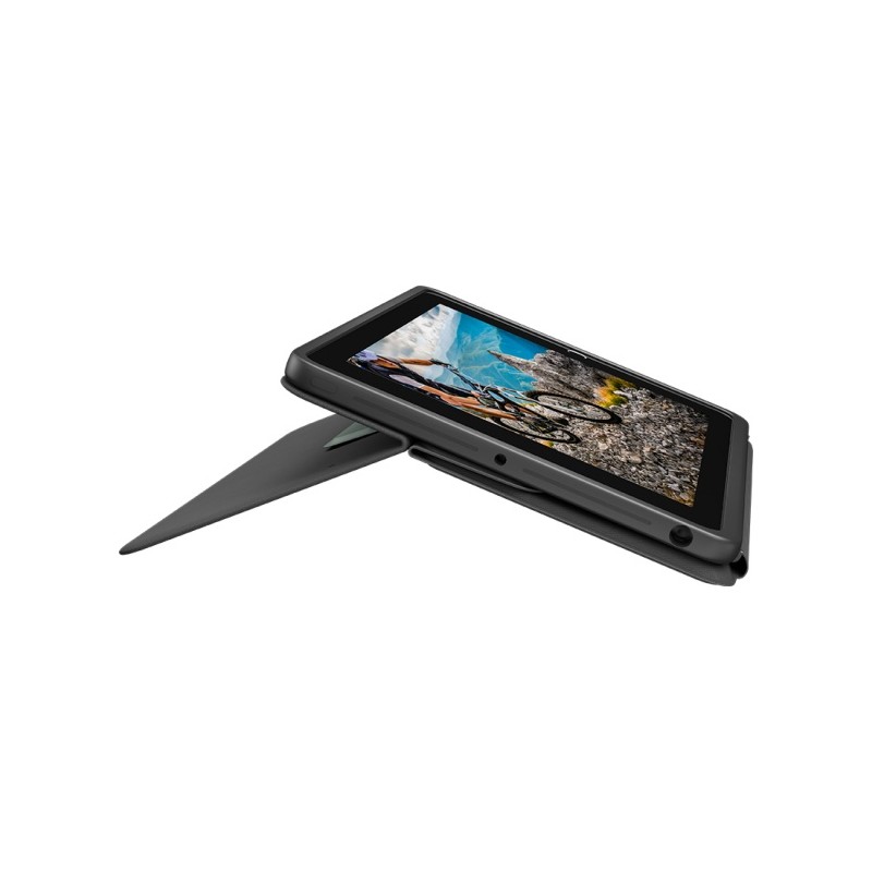 Logitech Rugged Folio for iPad 10.2'' (7th, 8th, 9th Gen) Dėklas su klaviatūra, Graphite UK English