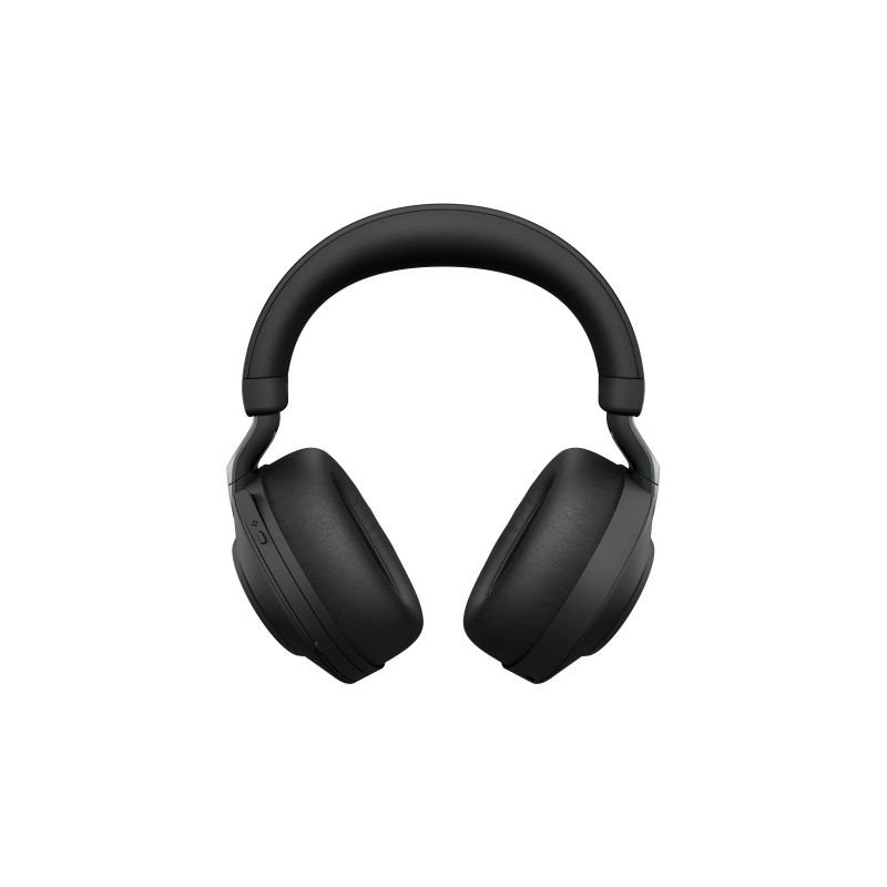 Jabra Evolve2 85 MS Stereo Laidinės/Belaidės ausinės, Bluetooth, USB-A, Charging Stand, Juoda