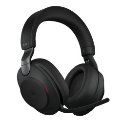 Jabra Evolve2 85 MS Stereo Laidinės/Belaidės ausinės, Bluetooth, USB-A, Charging Stand, Juoda