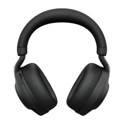 Jabra Evolve2 85 MS Stereo Laidinės/Belaidės ausinės, Bluetooth, USB-A, Charging Stand, Juoda