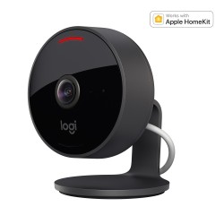 Logitech Circle View Camera Laidinė vaizdo stebėjimo kamera, FHD 1080p, 180°, Wi-Fi, Juoda