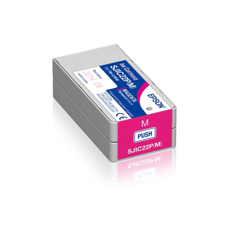 Epson SJIC22P(M) (C33S020603) Rašalinė kasetė, Purpurinė