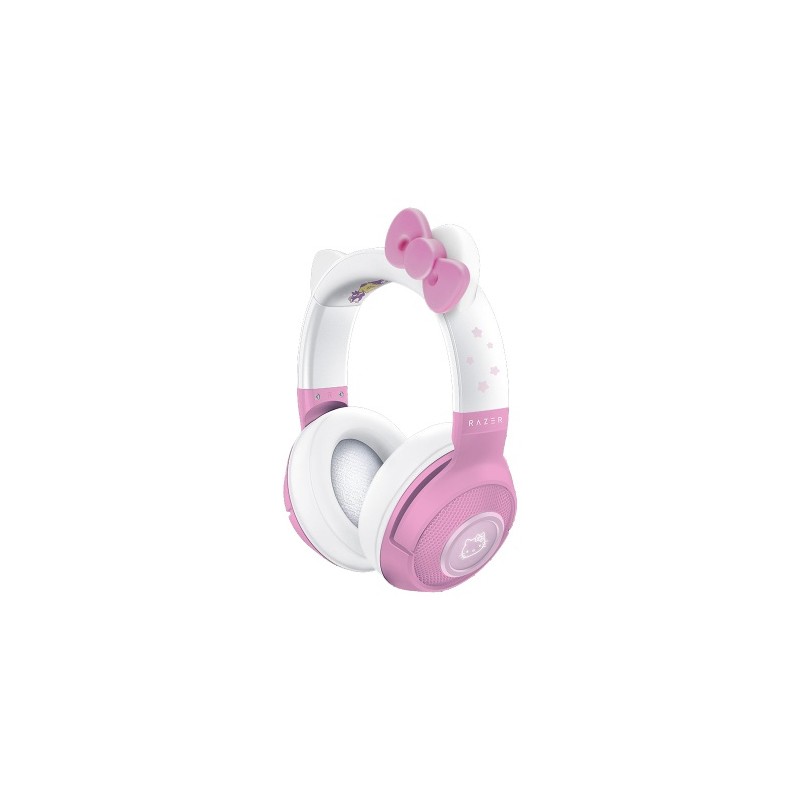 Razer Kraken BT Hello Kitty and Friends Edition Belaidės žaidimų ausinės, Bluetooth, Rožinė/Balta