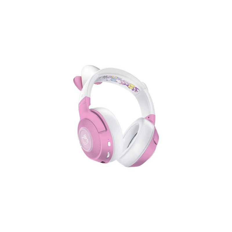 Razer Kraken BT Hello Kitty and Friends Edition Belaidės žaidimų ausinės, Bluetooth, Rožinė/Balta
