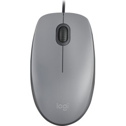 Logitech M110 Silent Laidinė pelė, USB Type-A, 1000 DPI, Mid Grey