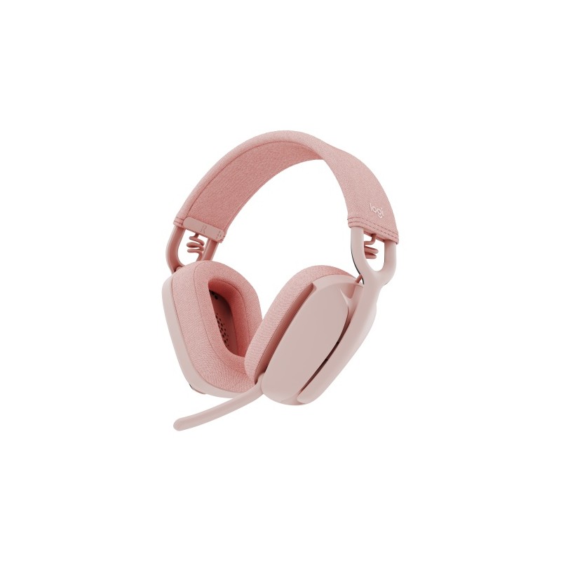 Logitech Zone Vibe 100 Belaidės ausinės, Bluetooth, Rose